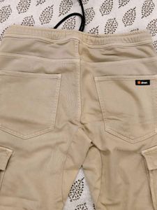Zara Beige Cargo Pants