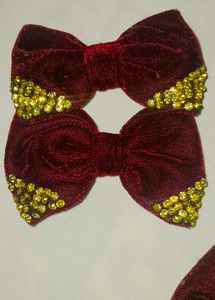 Velvet Hair Bow🎀🎀