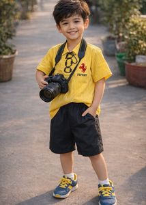 Kids Stylish Shirt & Shorts Set