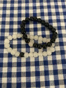 Yin Yang Beaded Couple Bracelet Set