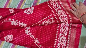 Elegant Red Saree