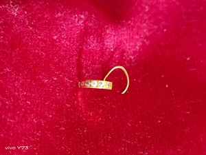 18 Carat Gold Or goldplated Nose Pin