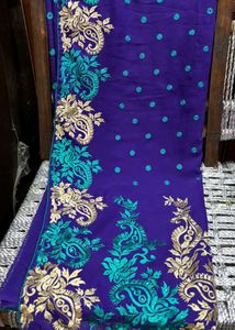 Heavy Embroidered Saree