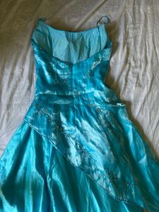 vintage aqua dress