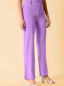 Classy Lavender Women Trouser