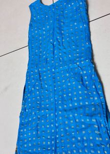 Y2K Blue Ethnic Dress