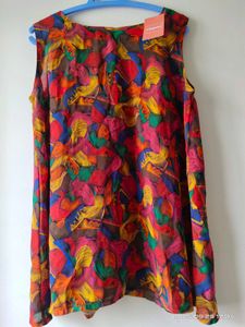 Colorful Print Top - XL - 42