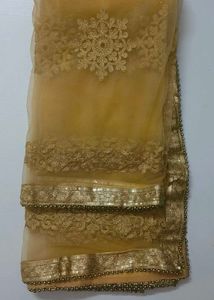 Elegant Golden Dupatta