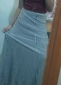 Striped Ethnic Skirt