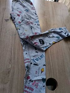 Used cute Graphic Print Girls Leggings