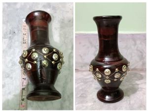 New Vintage Style Wooden Vase