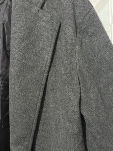 Elegant Gray Long Coat