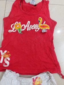 Combo Of 5 Tshirt And Top Skirt