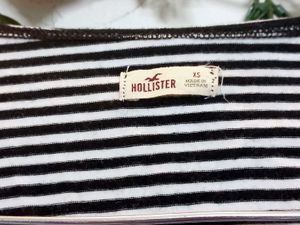 Hollister Striped Wrap Top