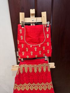Brand New Red Bridal Lehenga Choli