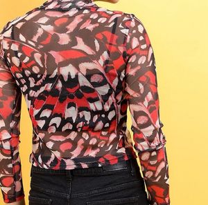 Tokyo Talkies Women Red Regular Printed Tops