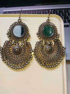 Each 60 Rs / 200 Coins Peacock Hoop Earrings