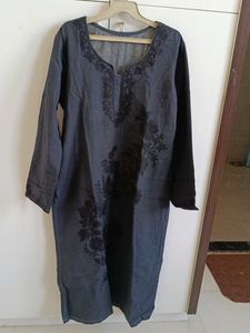 Embroidered Lucknowi Kurti Dress
