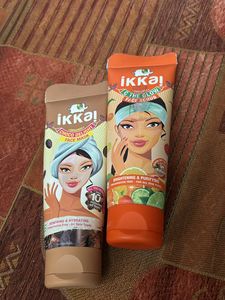Ikkai face scrub and mask
