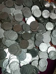 Vintage Indian 25 Paise Coin Collection