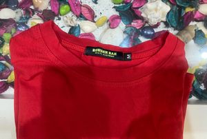 Fitted Cute Red T-Shirt