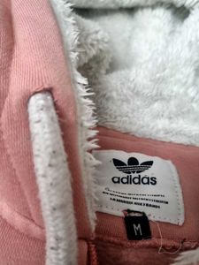 Adidas Pink Zip-Up Hoodie