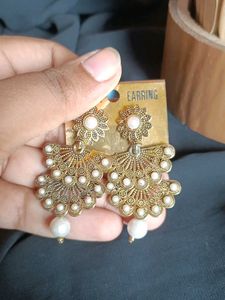 Vintage Style Pearl Earrings