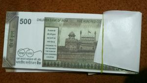 Children Bank Of India 500 Ka 1 Note