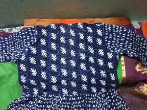 GentlyUsed Ethnic AnarkaliKurti With Chudi+Dupatta