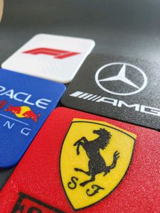 3D printed F1 Team Coasters (Set of 4)