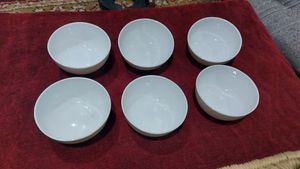 Set Of 6 Porcelain Bowls