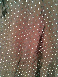 Brown Polka Dot Slip Dress