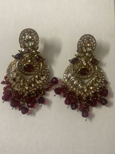 Elegant Ruby Earrings