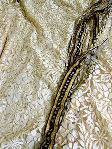 Elegant Embroidered Sari