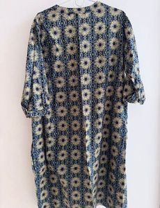 Utsa by Westside Olive Ethnic Patterned Kurta
