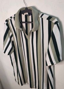Striped Zudio Polo Shirt - XXL