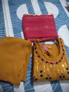 Haldi Sharara Set