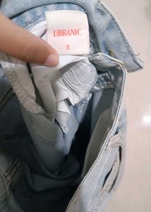 Urbanic Light Wash Wide Leg Jeans