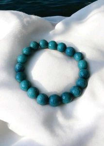 Blue Onyx Crystal Bracelet (10mm)