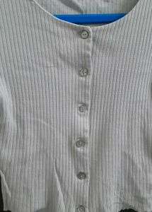 Cute Beige Crop Top Size 30 To 36