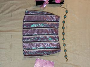 ⋆˚꩜｡ y2k pink sequin skirt ⋆˚꩜｡