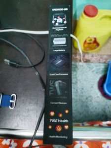 Smart Watch with Blue Band