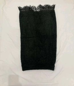 Black Fuzzy skirt