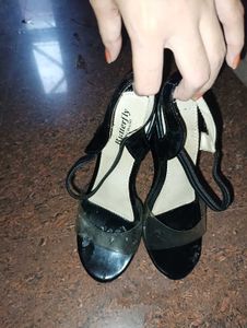 Butterfly Black Heels