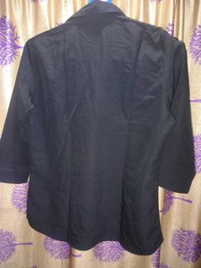 Classic Black Button-Down Shirt
