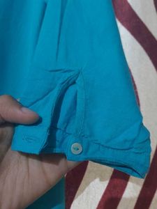 Cyan Single Kurti For Women