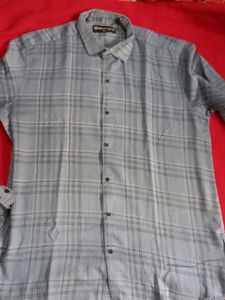 Adwyn Peter Plaid Shirt gray striped.