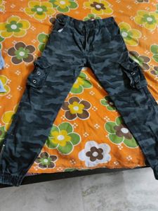 Boys Full Pant 6 Pocket For 6 To 10 Years
