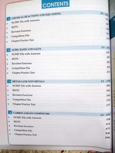 Modern&#39;s Abc+ Class 10th Chemistry Reference Book.