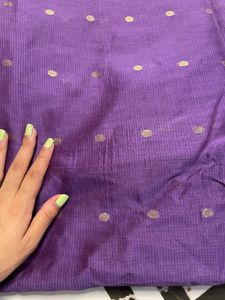 Totally New Beautiful Purple Saree For Wedding